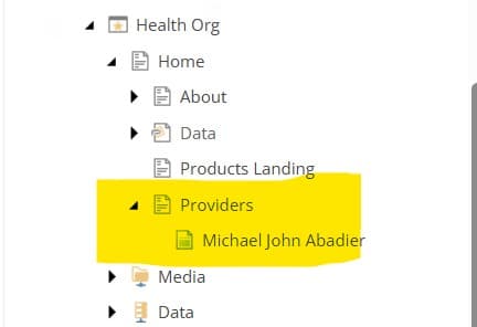 result of item creation